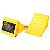 Pr1me Wheel Chocks, Non Slip Base, Suitable for Most Tyre Sizes, Ideal chocks for RV, Trailer,Without Rope, Helps Keep Your Trailer RV in Place (Pack of 2)