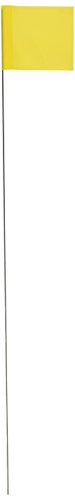 IRWIN Tools Stake Flags, 2.5-inch by 3.5-inch by 21-inch, Yellow, 100-pack (2034205)