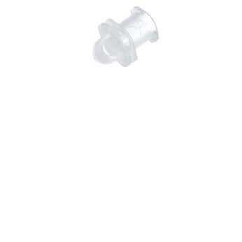 Cole-Parmer Female luer Cap with Tether Loop, PP, 25/pk