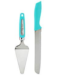 Professional Pie Server Set - 100% STAINLESS STEEL - Set Includes Cutting Spatula with Serving Knife - Perfect for Serving Cake, Pizza, Pies, Dessert, Lasagna, and More