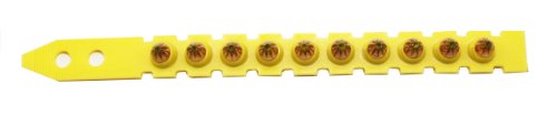 Hilti Powder Actuated Fastener Cartridge - .27 6.8/11 M Short - Strips of 10 - Yellow - Medium - Pack of 100 - 50352