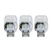Telephone Cord Detangler 3 Pack - 360 Degree Rotating - Clear - Phone Cord Detangler Master Cables Product