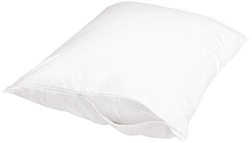 AmazonBasics Hypoallergenic Protector Cover Pillow Case - 21 x 27 Inches, Standard
