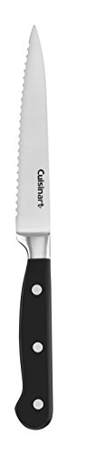 Cuisinart C77TR-5SUT Triple Rivet Collection 5' Serrated Utility Knife, Black