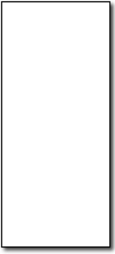 Business Note Cards, 4' x 9' 80lb White - 250 Note Cards