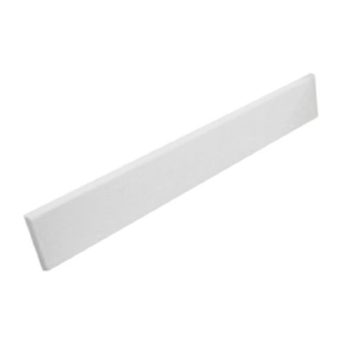 Swanstone VT02103SS.010 Ellipse/Contour Solid Surface 1-piece Vanity Side Splash, 0.375-in L X 21-in H X 3-in H, White