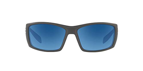 Native Eyewear Raghorn Polarized Sunglasses, Granite/Blue Reflex, 61 mm