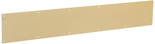 Ives by Schlage 6X34 Schlage C8400B3 Kick Plate, 34 in L X 6 in W, for Use with Exterior Or Interior Door Surface, 6' x 34'