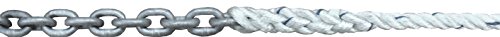 Titan 10517787, Anchor Rode Pre-Spliced with 20-Feet of 5/16-Inch G43 ISO HT Chain and 300-Feet of 5/8-Inch 3-Strand Nylon Rope
