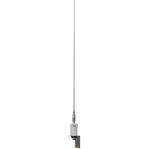 TRAM(R) 1602 38' VHF 3dbd Gain Marine Antenna with Quick-Disconnect Thick Whip, Silver
