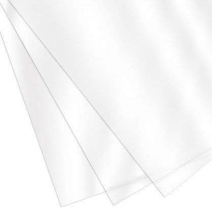 CFS Products 7 Mil 8-1/2 x 11 Inches PVC Binding Covers - Pack of 100, Clear Compatible with GBC, Fellowes and Trubind Binding Machines and More