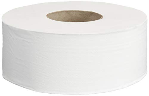 AmazonCommercial Jumbo Roll Toilet Paper, 1000 Feet per Roll, 12 Rolls