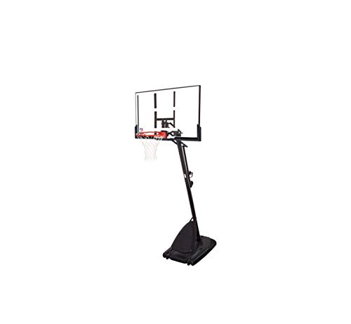 Spalding- 54' Polycarbonate Backboard NBA Portable Basketball System/Hoop -