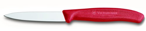 Victorinox 3.25 Knife, Paring, Red