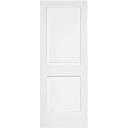 Kimberly Bay 2-Raised Panel White Solid Core Pine Interior Door Slab (80x24)