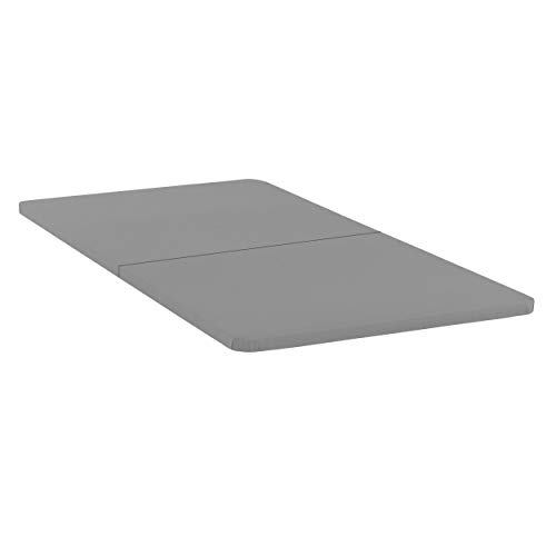 Spinal Solution Wood Split Bunkie Board/Slats,Mattress Bed Support,Fits Standard Twin Size (2 Halves Included), Grey