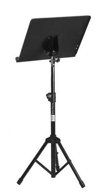On-Stage SM7211B Professional Grade Folding Orchestral Sheet Music Stand, Black