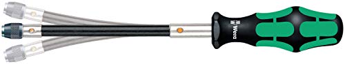 Wera 5028160001 Kraftform 392 Hexagon Flexible Shaft Bitholding Screwdriver, 1/4' Head, 177mm Blade Length, MULTI