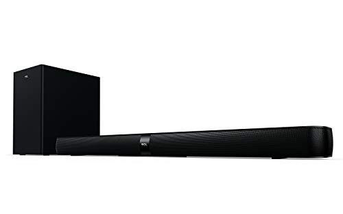 TCL Alto 7+ 2.1 Channel Home Theater Sound Bar with Wireless Subwoofer - TS7010, 36', Black