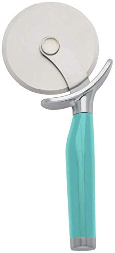 KitchenAid KE113OHAQA Classic Pizza Wheel, 9-Inch, Aqua Sky