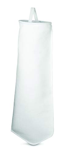 Rosedale Products PE-10-P2S Polyester Felt Filter Bag, 10 μ, 7' x 32', White (Pack of 50)