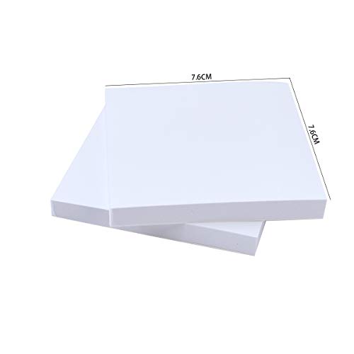 50 Sheets Disposable Dental Mixing Pads for Dental Repairs & Fillings Material, Poly Coated Dental Glass Ionomer Mixing Pad Cement Powder Mixing Pads Small