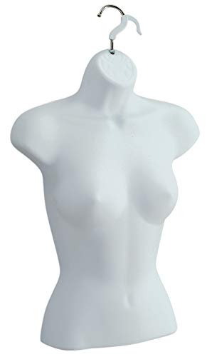 Female Molded Frosted Shirt Form - Fits Women’s Sizes 5-10