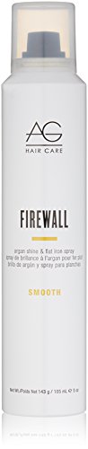 AG Hair Smooth Firewall Argan Shine & Flat Iron Spray, 5 oz