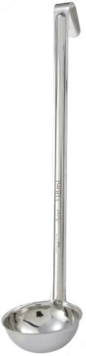 Winco Stainless Steel Ladle, 8-Ounce