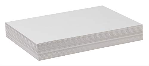 Pacon PAC4742 Drawing Paper Ream, Lightweight, 12' x 18', White, 500 Sheets