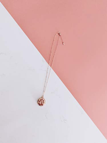 invisawear Smart Jewelry - Personal Safety Device - Rose Gold Necklace