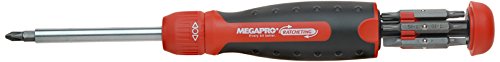 Megapro Marketing USA NC 211R2C36RD Ratcheting Screwdriver,Red