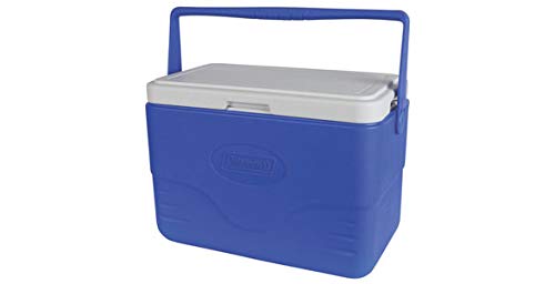Coleman 28-Quart Cooler With Bail Handle, Blue