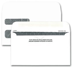 EGP Double Window Envelope Business Envelope, 6 3/16' x 3 9/16', 250 Envelopes