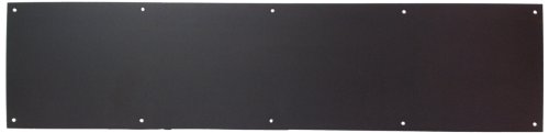 Don-Jo 90 Metal Kick Plate, Oil Rubbed Bronze Finish, 34' Width x 6' Height, 3/64' Thick