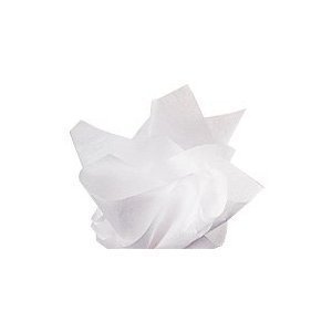 Basic Solid White Bulk Tissue Paper 15' x 20' - 100 Sheets
