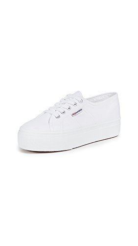 Superga womens 2790 Acotw Platform Fashion Sneaker, White, 6.5 US