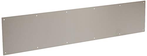 Schlage 515010 Satin Stainless-Steel Commercial Kick Plate, 8' x 34'