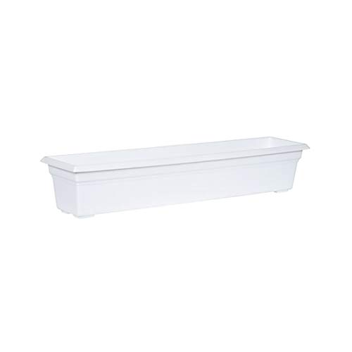 Countryside Flower Box Planter, White, 36-Inch