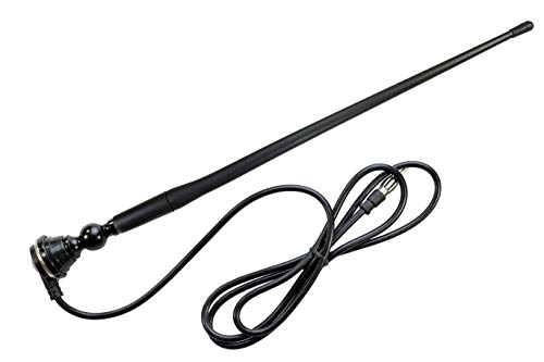 AntennaMastsRus - Marine Black AM-FM Rubber Ducky 15 Inch Antenna Kit - for ATV, Boat, Camper, Go Kart, Motorhome, Pontoon, RV, Sailboat, Tractor, Trailer, UTV, Yacht