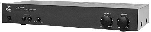 Pyle Bluetooth Stereo Amplifier - 240W Integrated Digital Home Power Amp with Dual Channel Design, Audio Control & Selector Switch - Supports Devices, such as Laptop, MP3, Smartphones - PAMP2000BT,BLACK