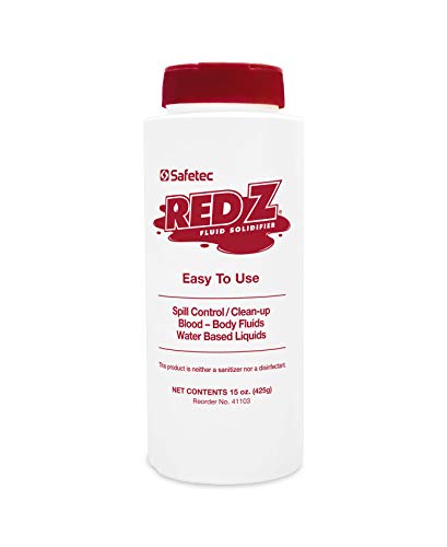 Safetec Red Z Spill Control Solidifier - 15 oz. Bottle (Pack of 4 Bottles)