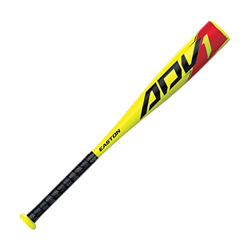 EASTON ADV1 -13 USA Youth / Kids Tee Ball Baseball Bat | 2 5/8 in Barrel | 24 in / 11 oz | 2020 | 1 Piece Composite | Hyperlite Composite Engineered - Fastest Swing Weight Tee Ball Bat | Comfort Grip
