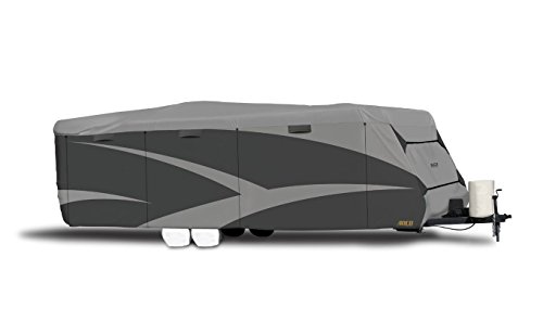 ADCO 52244 Designer Series SFS Aqua Shed Travel Trailer RV Cover - 26'1' - 28'6', Gray