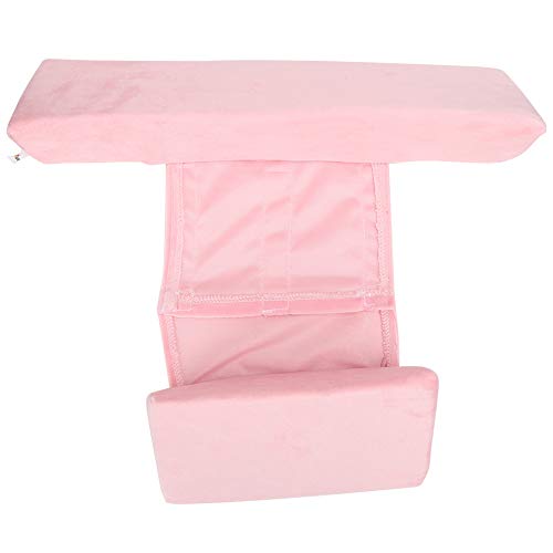 Bicaquu Prevent Rolling Baby Pillow, Built‑in High‑Density Breathable Colorful Baby Shaping Styling Pillow, for Anti-Head Leaning(Triangle Pillow Pink)
