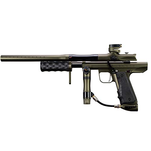 Empire Sniper Pump Paintball Marker - Dust Olive/Polished Black w/Barrel Kit