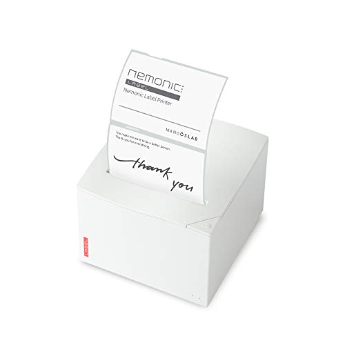 Nemonic Label - Label & Sticky Note Printer for Small Business Owner | Thermal Label Printer | Bluetooth Label Printer | iOS & Android & MS Office | Product Labeling & Packing Orders & Food Package