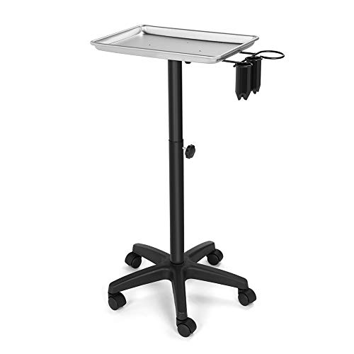 Kaleurrier Beauty Hair Salon Spa Equipment Rolling Trolley Cart Mobile Tool Storage Tray Instrument Stand