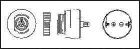 MALLORY SC616NJR TRANSDUCER, PIEZO, 2.9KHZ, 78DBA, 16VDC