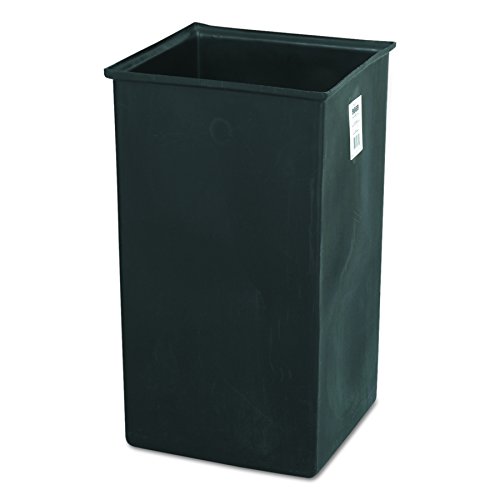 Safco Products 36 Gallon Plastic Liner 9669, for use with Safco Push Top Receptacle, 36-Gallon Capacity, Black